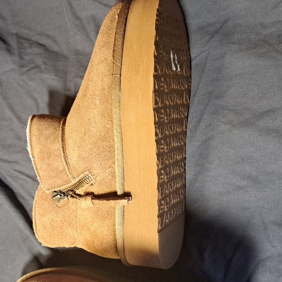 NWOT Bearpaw Women's Toni Zip Side Brown Platform Size 9 Boot - Picture 8 of 14